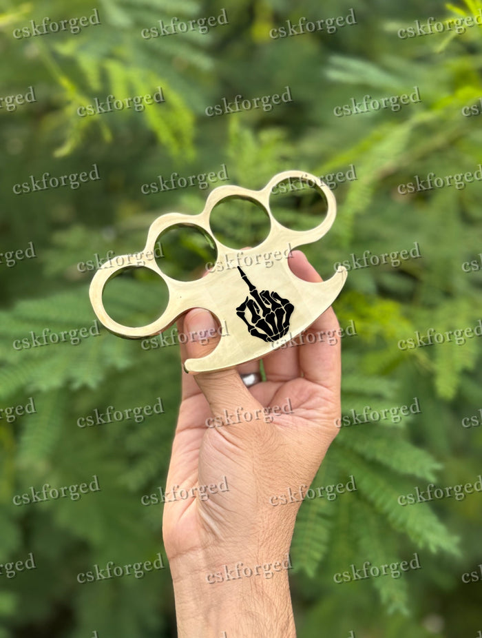 FTW Custom Brass Knuckles - Hand-Crafted for Power and Durability cskforged