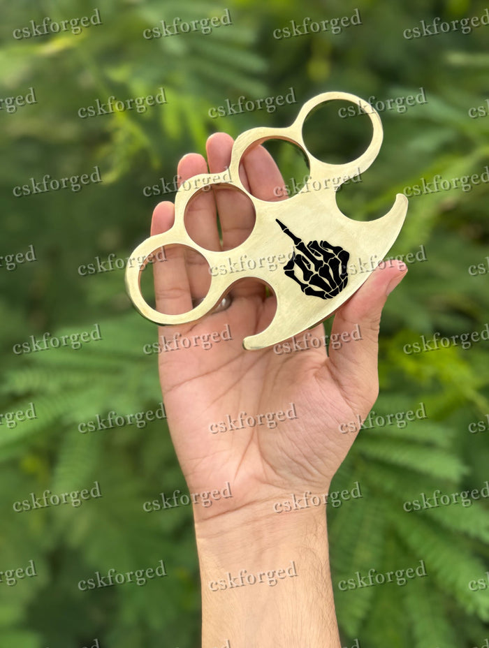 FTW Custom Brass Knuckles - Hand-Crafted for Power and Durability cskforged