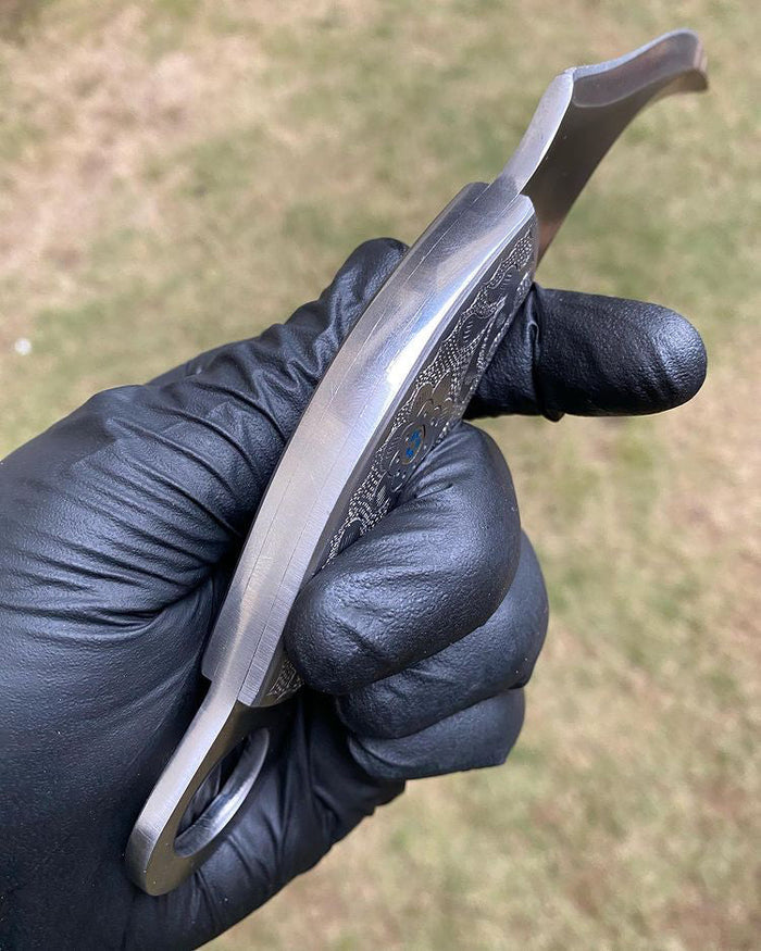 Full Tang Handmade Stainless steel karambit knife cskforged