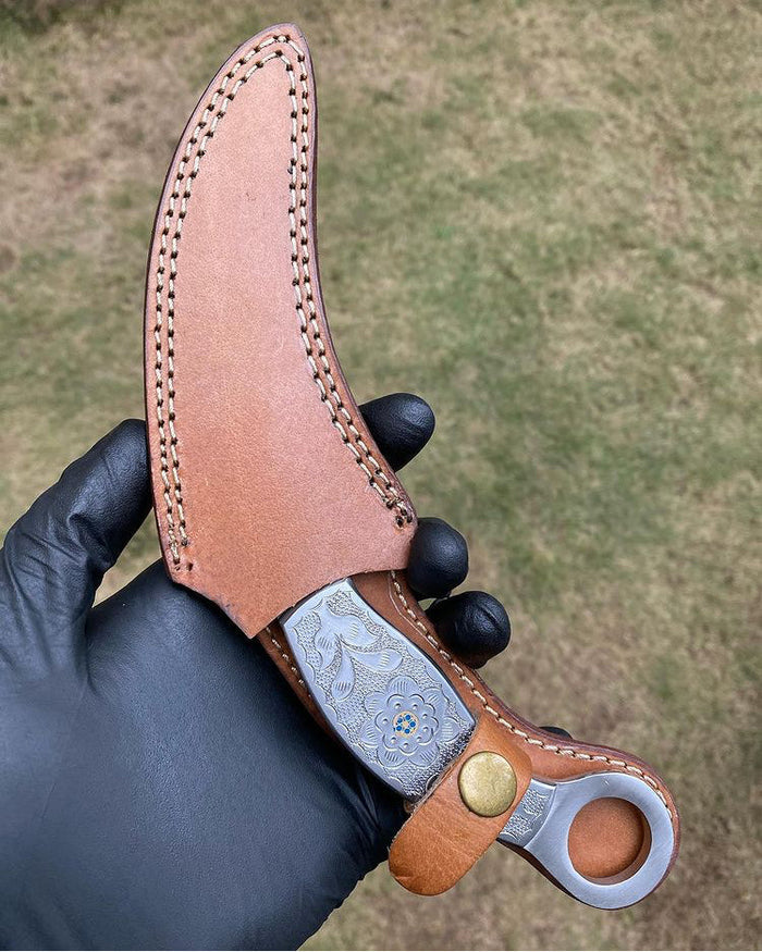 Full Tang Handmade Stainless steel karambit knife cskforged