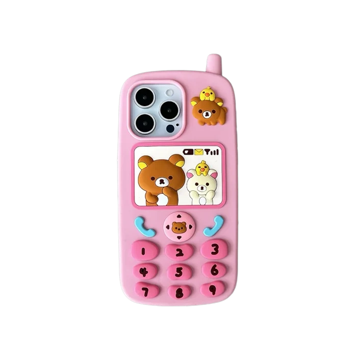Funny Cartoon Rilakkuma Bear Phone Case PhoneShells