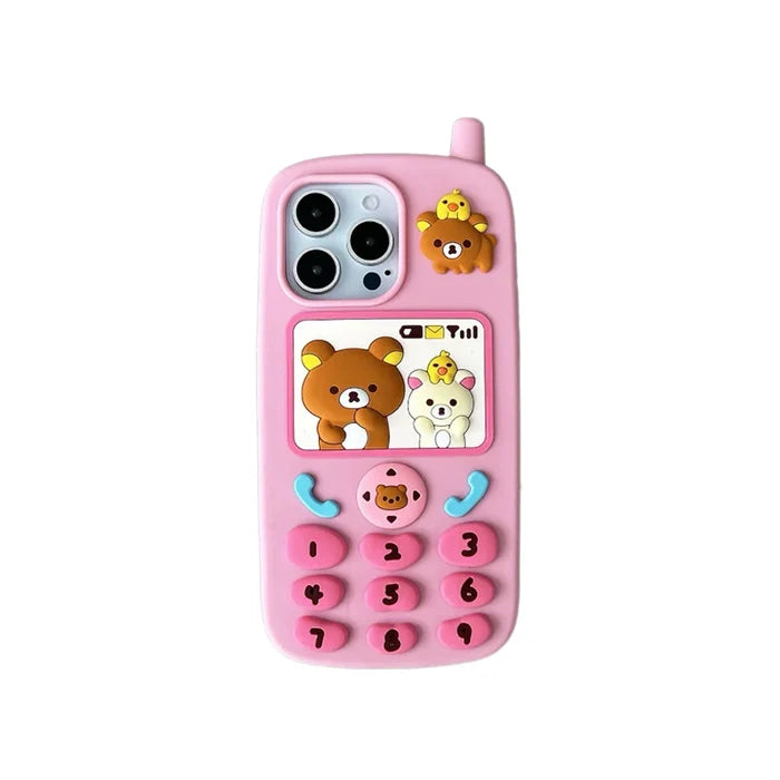 Funny Cartoon Rilakkuma Bear Phone Case PhoneShells