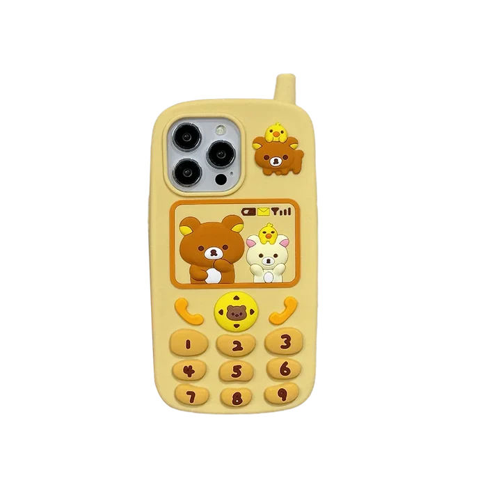Funny Cartoon Rilakkuma Bear Phone Case PhoneShells