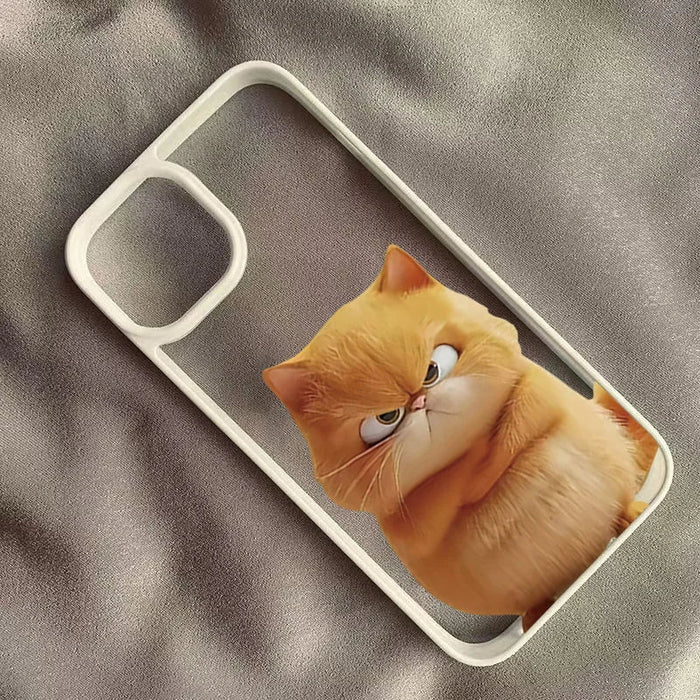Funny Cool Cat Clear Phone Case PhoneShells