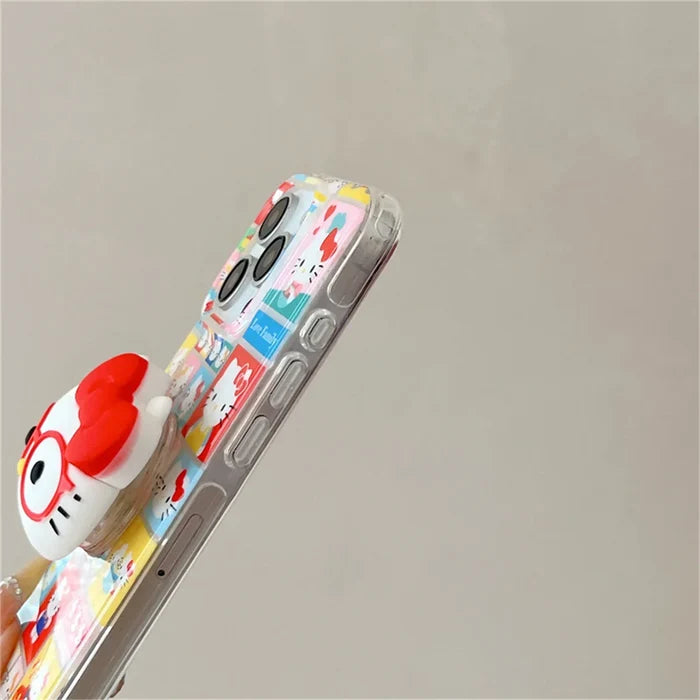 Funny Cute Happy Hellokitty Phone Case For iPhone PhoneShells