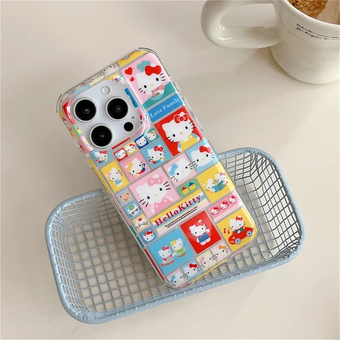 Funny Cute Happy Hellokitty Phone Case For iPhone PhoneShells