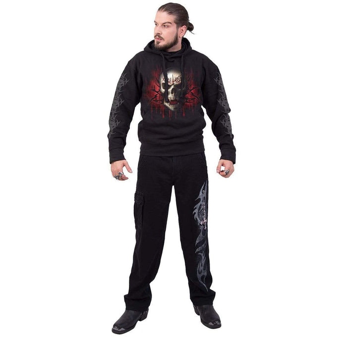 GAME OVER - Hoody Black Spiral USA