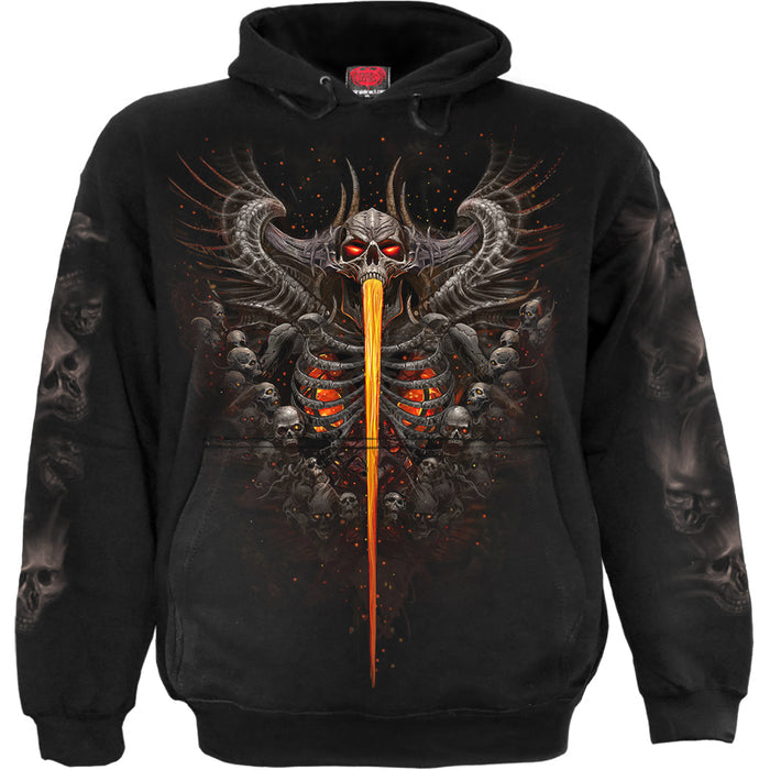 GATES OF HELL - Hoody Black Spiral USA