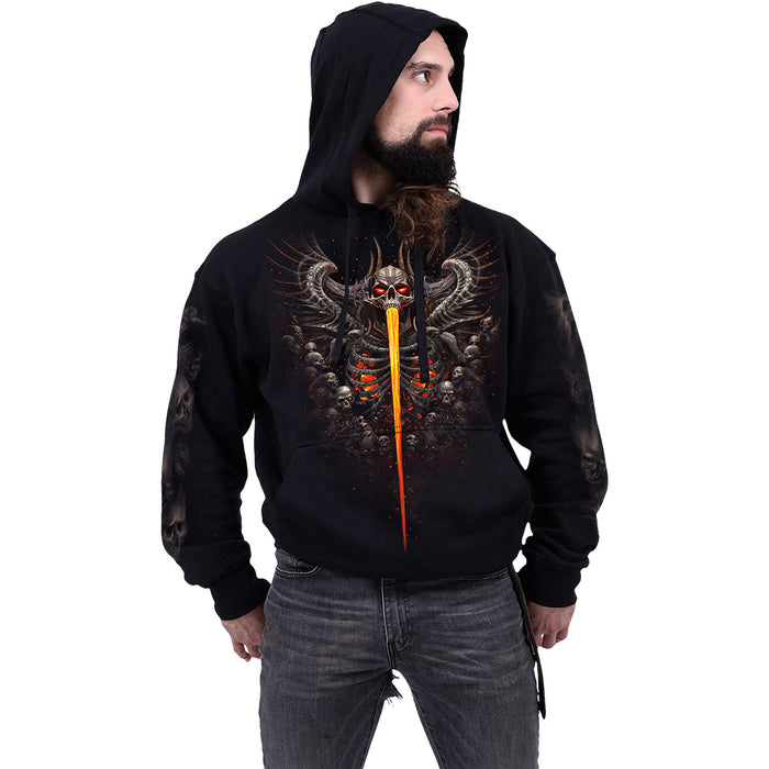 GATES OF HELL - Hoody Black Spiral USA