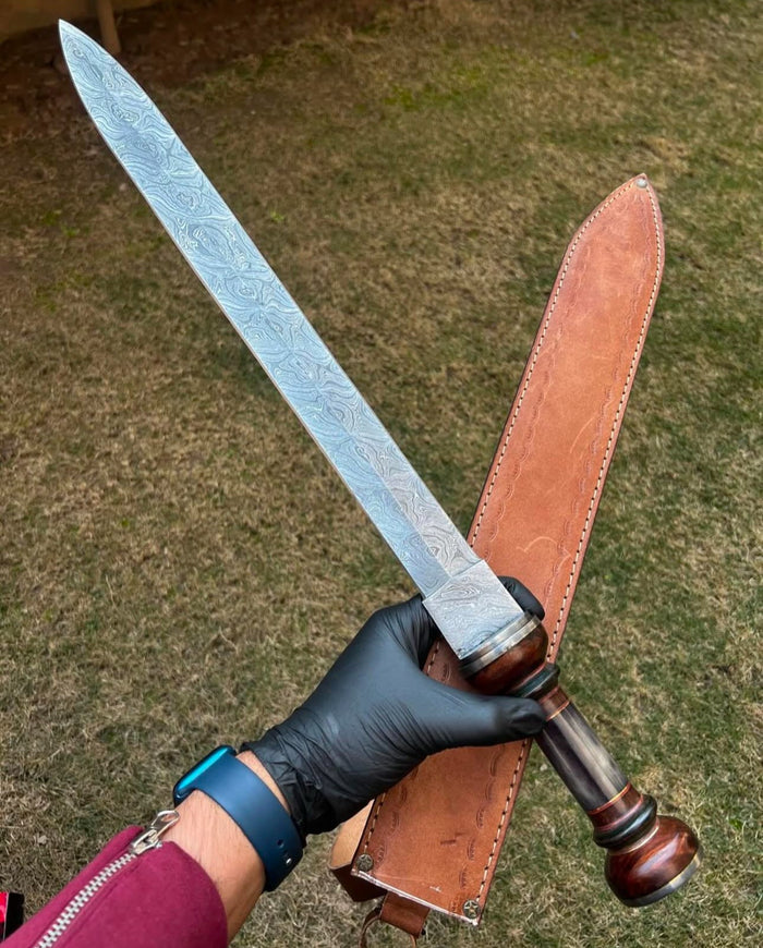 Gladiator sword with Damascus Blade cskforged