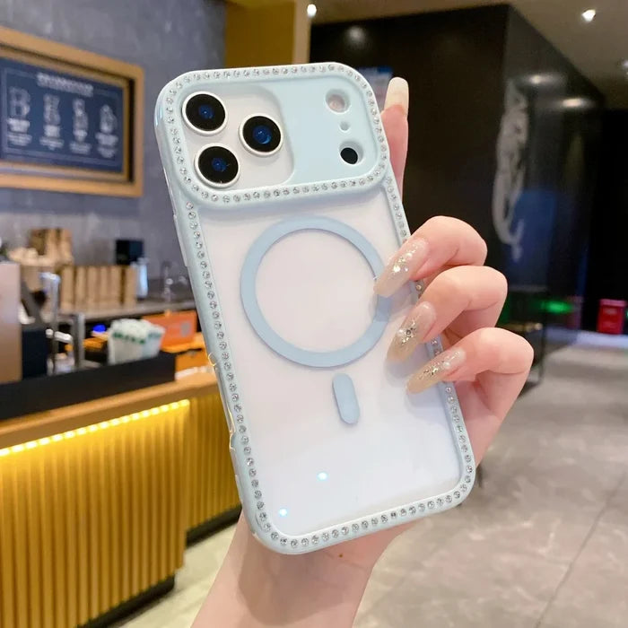 Glitter Rhinestones Laser Diamond Phone Case For iPhone PhoneShells