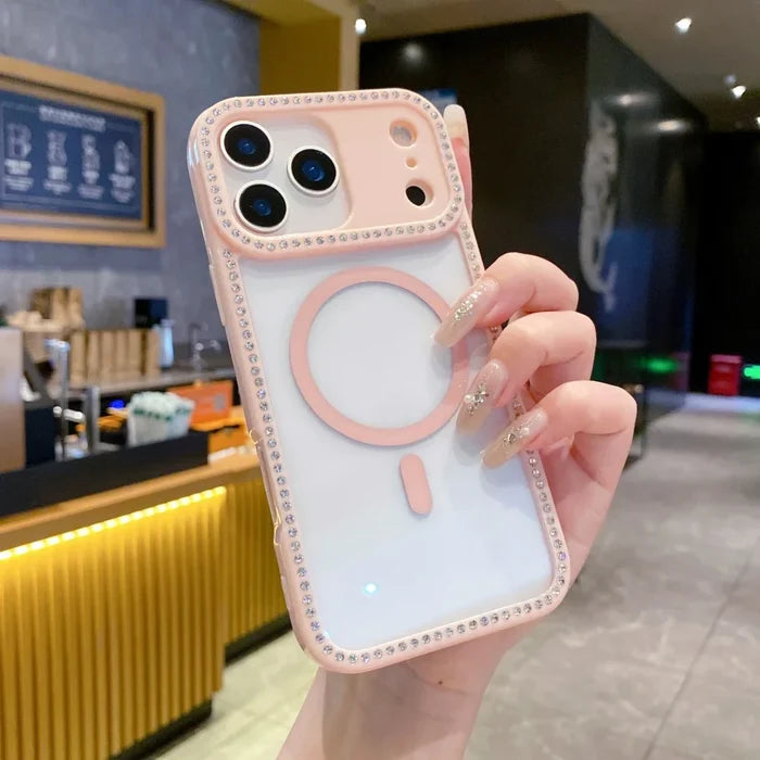 Glitter Rhinestones Laser Diamond Phone Case For iPhone PhoneShells