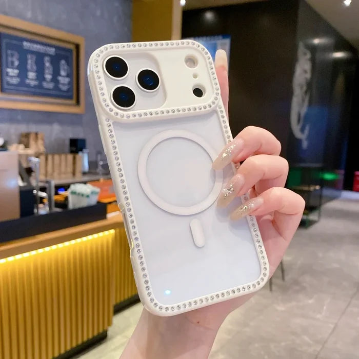 Glitter Rhinestones Laser Diamond Phone Case For iPhone PhoneShells