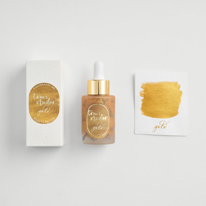 Gold Calligraphy Ink