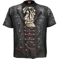 GOTH WRAP - Allover T-Shirt Black Spiral USA