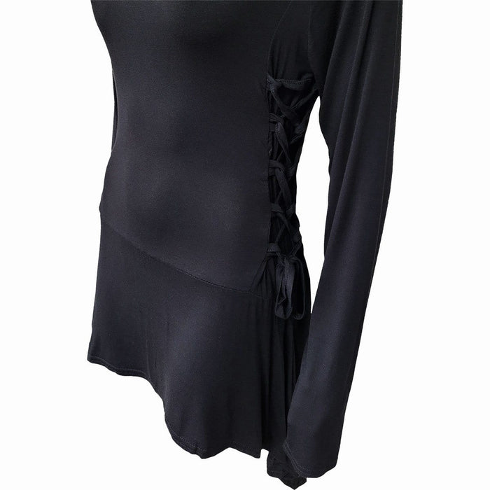 GOTHIC ELEGANCE - Black Widow Gothic Hooded Dress Spiral USA