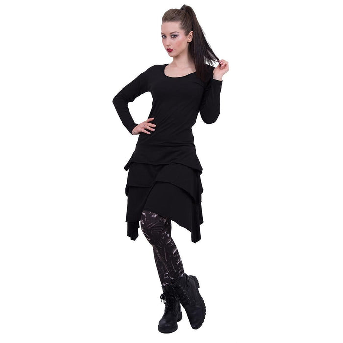 GOTHIC ROCK - Layered Skirt Dress Spiral USA