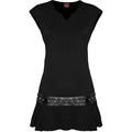 GOTHIC ROCK - Stud Waist Mini Dress Black Spiral USA