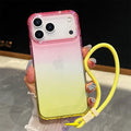 Gradient Colorful Transparent Phone Case For iPhone PhoneShells