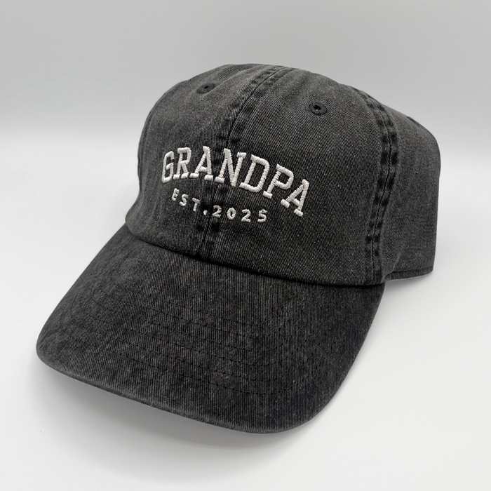 Grandpa Est. 2025 Hat Ivy + Cloth