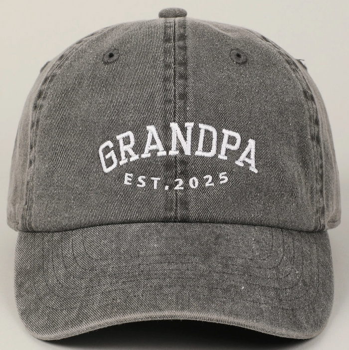 Grandpa Est. 2025 Hat Ivy + Cloth