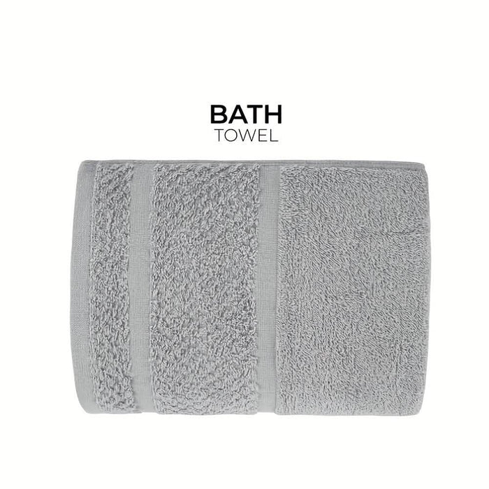 Gray Cotton Bath Towel Set (10–32 pcs) DailySale