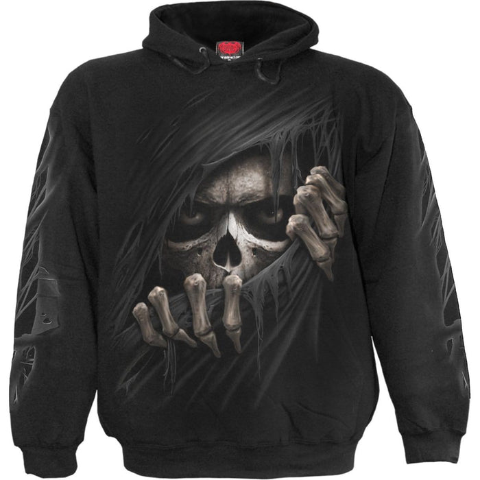 GRIM RIPPER - Hoody Black Spiral USA