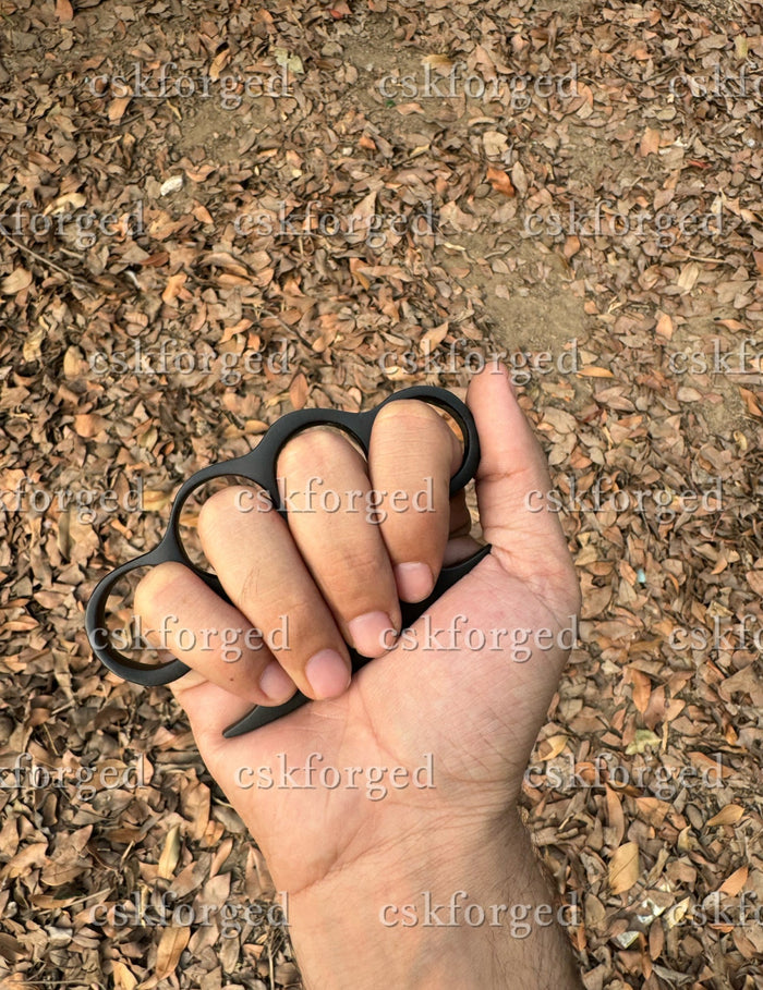 Hand Casted Black Coated Knuckle cskforged