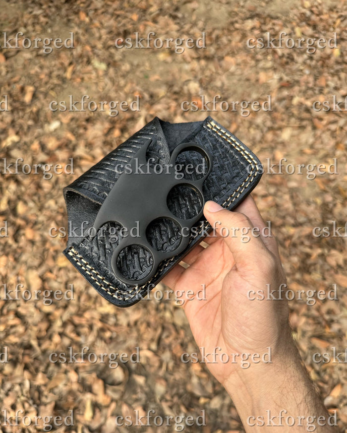 Hand Casted Black Coated Knuckle cskforged