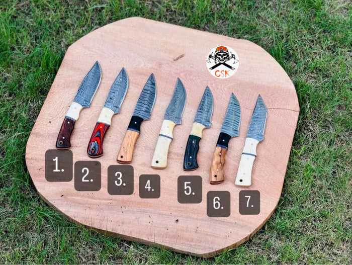 Hand-Forged Damascus Hunting Knives | Custom Handmade Blades for Outdoor Adventure cskforged