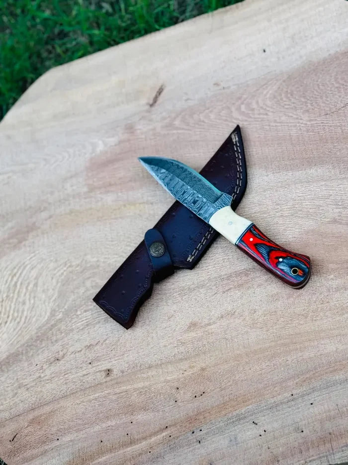 Hand-Forged Damascus Hunting Knives | Custom Handmade Blades for Outdoor Adventure cskforged