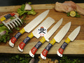 Hand Forged Flag Inspired Knives cskforged