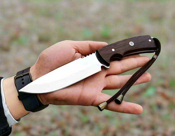 HAND FORGED FULL TANG J2 STEEL HUNTING KNIFE cskforged
