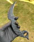 Hand Forged Integral Black Coated karambit knife cskforged