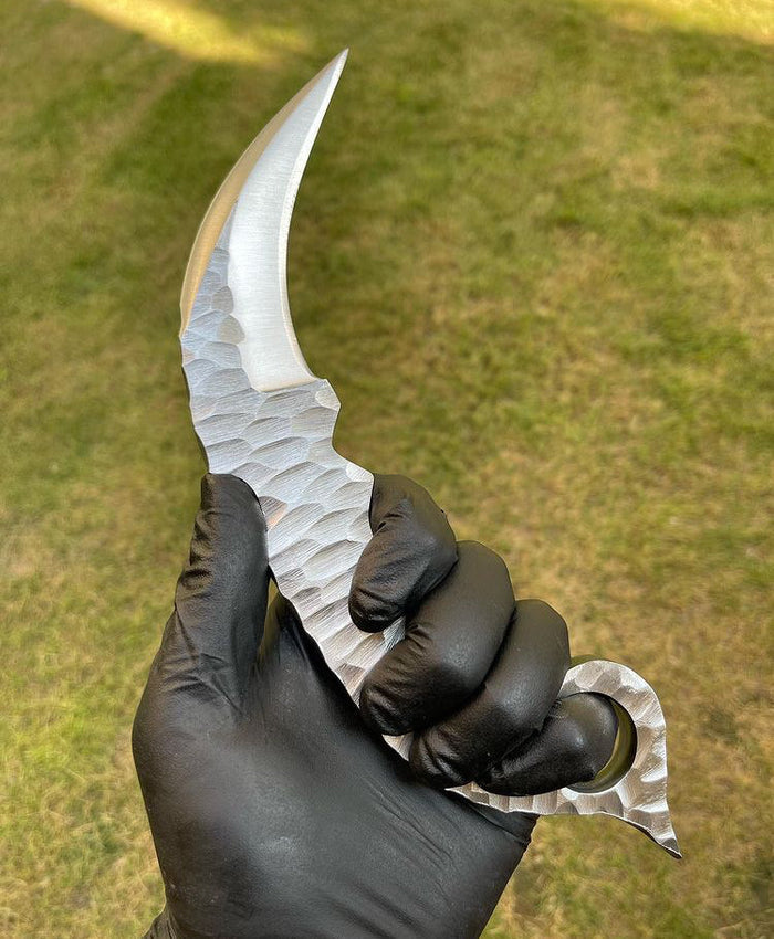 Hand Forged Integral D2 steel karambit knife cskforged