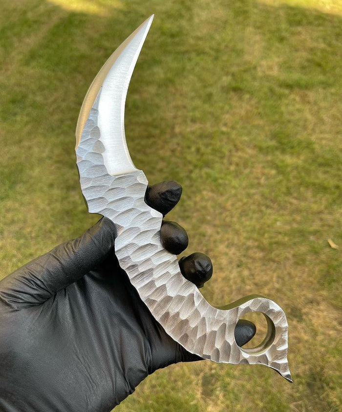 Hand Forged Integral D2 steel karambit knife cskforged