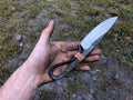 Hand forged viking heritage steel knife. cskforged