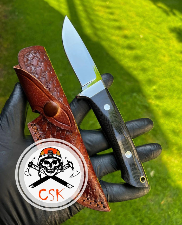 Handmade 440C Steel High Mirror Polished Blade EDC cskforged