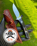Handmade 440C Steel High Mirror Polished Blade EDC cskforged