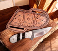 Handmade Cowboy Knife - Full Tang Rasp Tool Steel cskforged