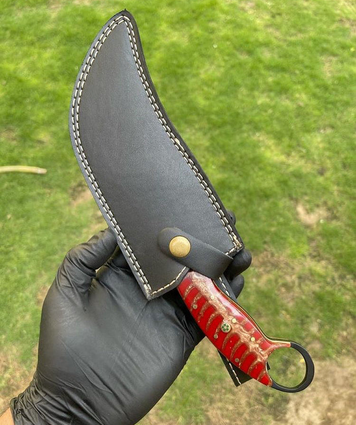 Handmade D2 steel Black Coated karambit knife cskforged