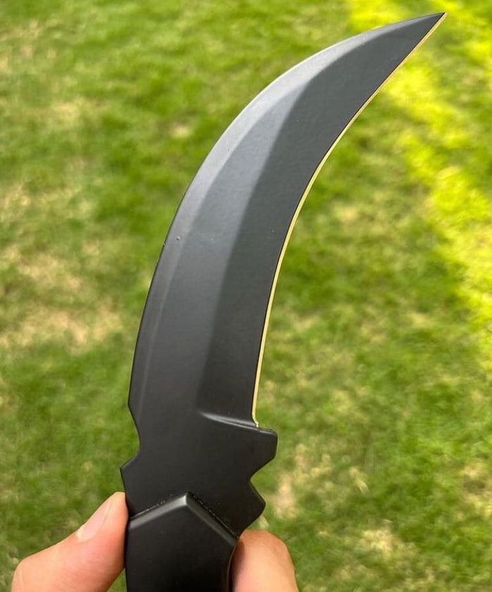 Handmade D2 steel Black Coated Ring Tail karambit knife cskforged