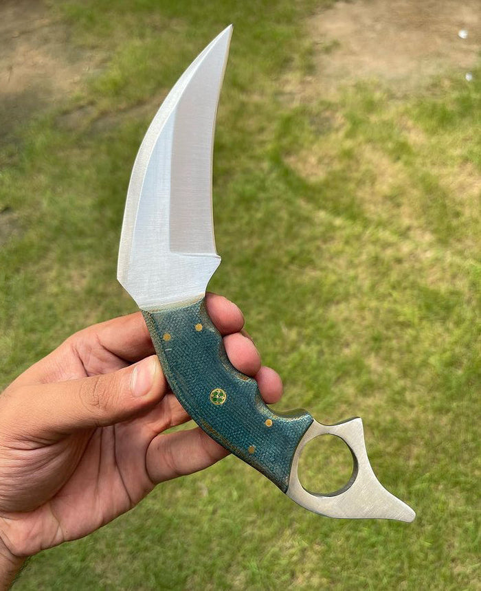 Handmade D2 steel karambit knife cskforged