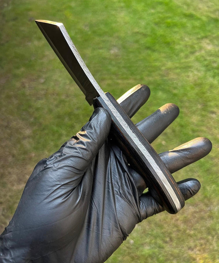 Handmade Damascus Knuckle Knife cskforged