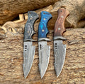 Handmade Damascus Steel Hunting Knife cskforged