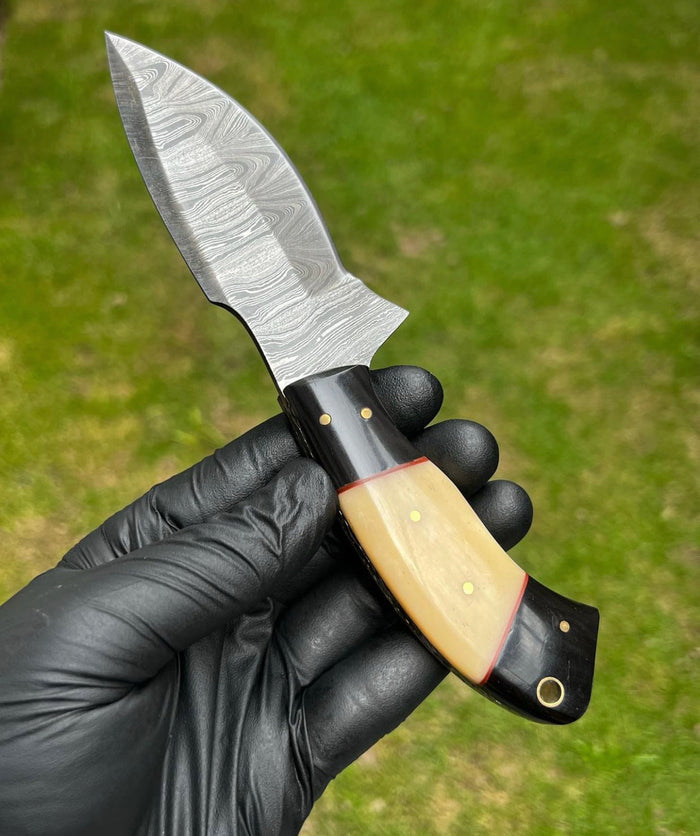 Handmade Damascus Steel Hunting Knife cskforged