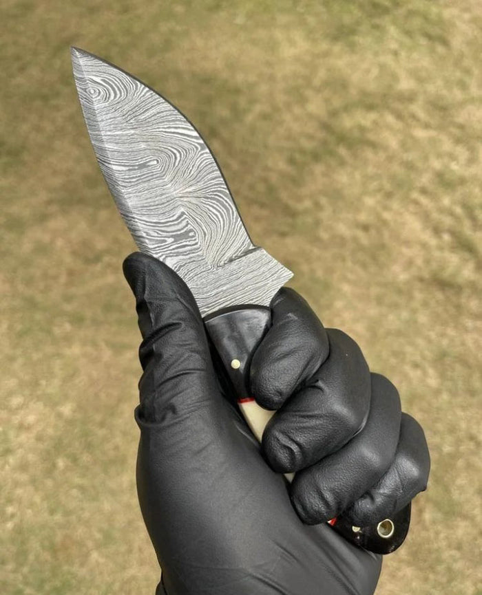 Handmade Damascus Steel Hunting Knife cskforged