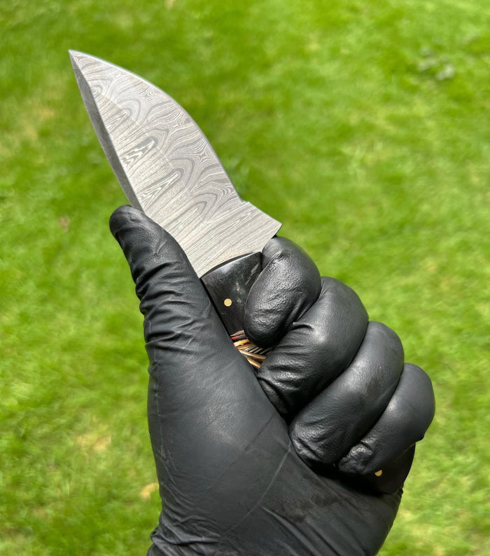 Handmade Damascus Steel Hunting Knife cskforged
