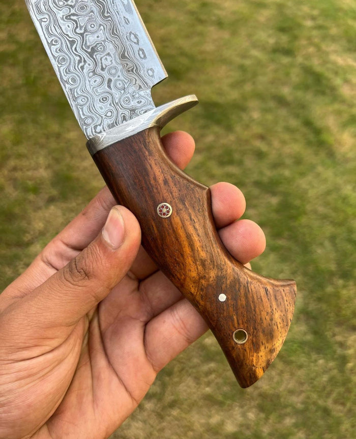 Handmade Damascus Steel Hunting Knife cskforged