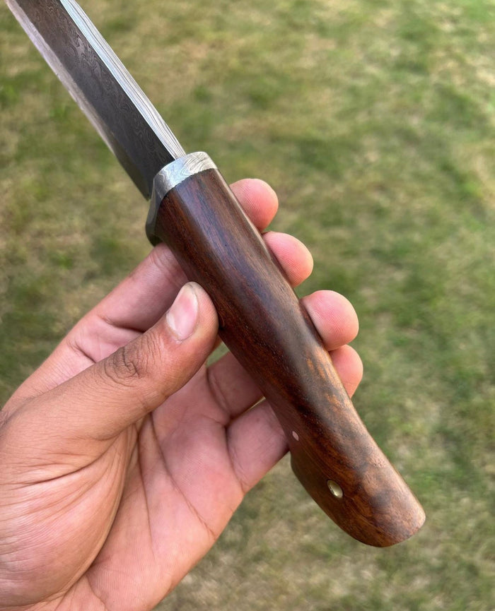 Handmade Damascus Steel Hunting Knife cskforged